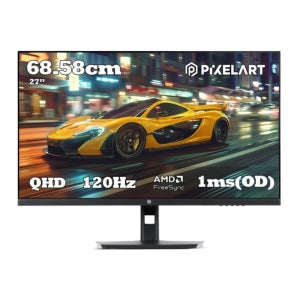 픽셀아트 PIXELART PAQ2710F 일반스탠드 IPS QHD 리얼 120 게이밍 블랙 무결점