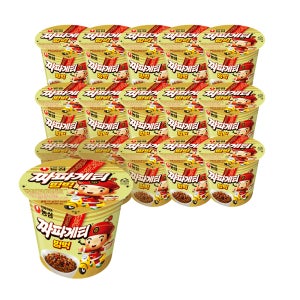 (마트) 농심 짜파게티범벅 70g X 15입 1박스 간편식 컵라면 간식 캠핑 짜장라면