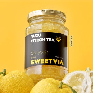 스윗비아 저당 유자청 알룰로스 나한과 유자차 290g, 1개
