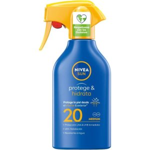 니베아 썬 프로텍트 모이스춰라이징 썬스프레이 FP20 270ml 워터프루프 UVA B 보호