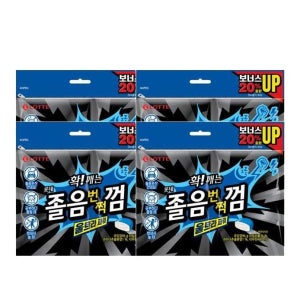 [당충전]졸음번쩍껌 울트라파워(96gx4봉) 롯데제과 [남녀노소][아이 어른간식][탕비실 회사 간식] [달달한디저트]