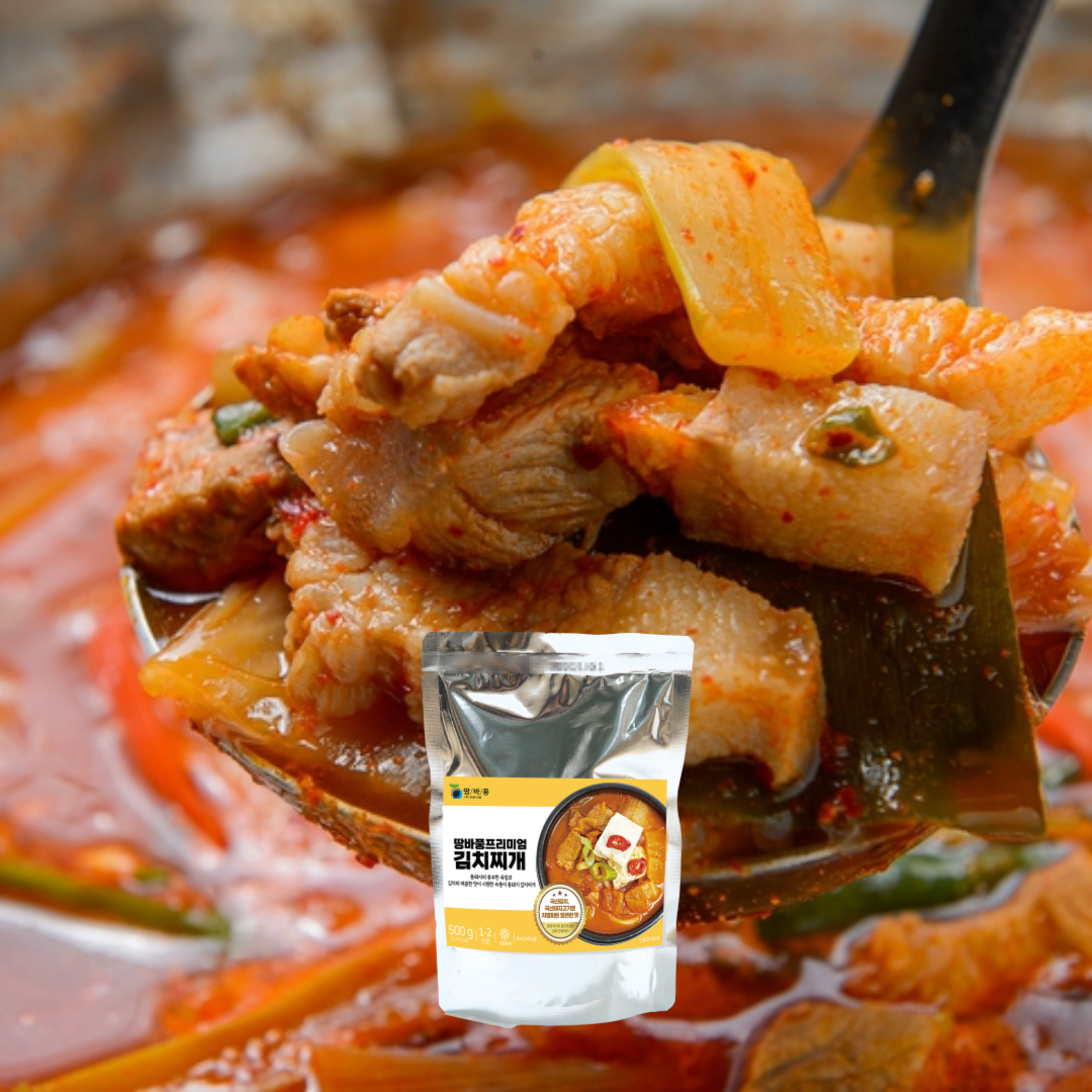 땅바풍 돼지김치찌개밀키트 500g 캠핑메뉴 밀키트안주 초간단요리 1팩