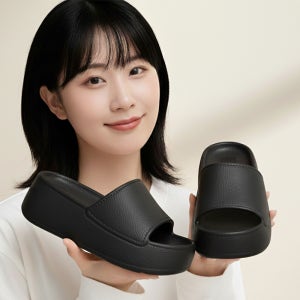 태미스 키높이 EVA 통굽 소프트 여성 사무실 슬리퍼 7cm