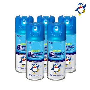 제일약품 제일파프 쿨에어맥스 200ml X 5개 / 펭귄 에어파스