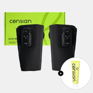 동국제약 센시안 에어슬리머 무선 종아리 마사지기 + 바디테라피겔 100ml / 다리 공기압 온열 안마기