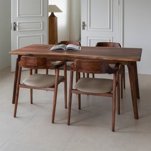 레스토I 우드슬랩 원목 카페 식탁 테이블 4인용 6인용