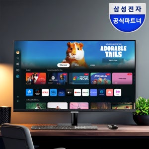 삼성 68.6cm(27인치) 스마트모니터 M5 LS27DM500 블랙 OTT 유튜브 미러링