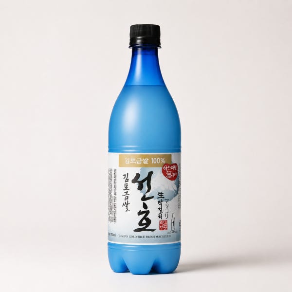 김포 생쌀 선호 생 막걸리 6도 750ml 은은한 단맛