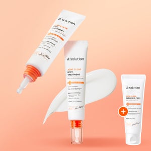 [폼50g증정] 에이솔루션 아크네 클리어 스팟 트리트먼트 25ml, 2개
