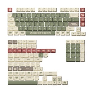 NUPHY 프레리 디자인 키캡 로우 프로파일 염료승화 PBT 영문