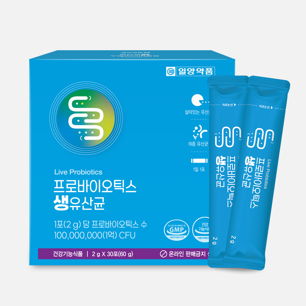 일양약품 생유산균프로바이오틱스 1박스 (총 30포)