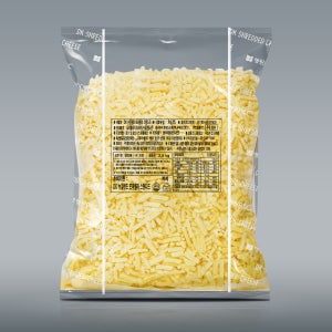 디케이식품 뉴질랜드 모짜렐라 스탠다드 치즈 냉동 2.5kg / 대용량치즈 슈레드