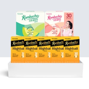 티젠 콤부차 하이볼향 50스틱+피치 30스틱 외 12종