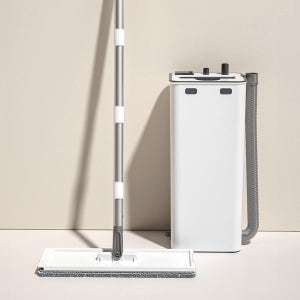 21세기트랜드 노터치 물걸레 자동세척 극세사 바닥 청소 밀대