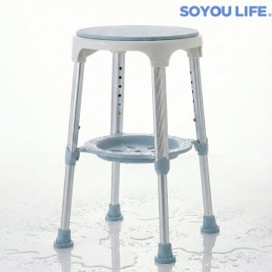 소유라이프 노인 목욕의자 어르신 환자용 임산부 높이조절 샤워 의자 요양원 와상환자