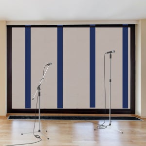 노이즈프리 차음필름 방음벽설치 호텔 방송실 미디어실 흡음 소음차단 벽지