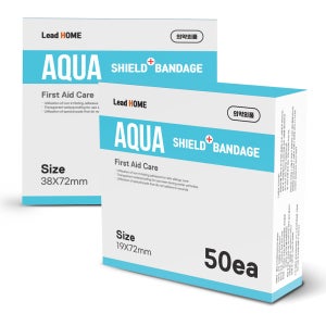 아쿠아 쉴드플러스 방수밴드 혼합형 100매 일반+대형