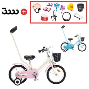 삼천리 2024 14 하이킥 어린이 키즈 3살 4살 네발 두발 보조바퀴 자전거