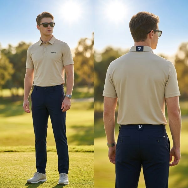 볼빅 골프웨어 폴로 티셔츠 반팔 긴팔 티셔츠 베이지