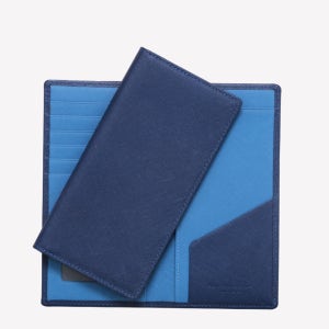 마뜨 레더 가죽 사피아노 슬림 골프 지갑 남성 장지갑 (스틸블루+로얄블루)w22821