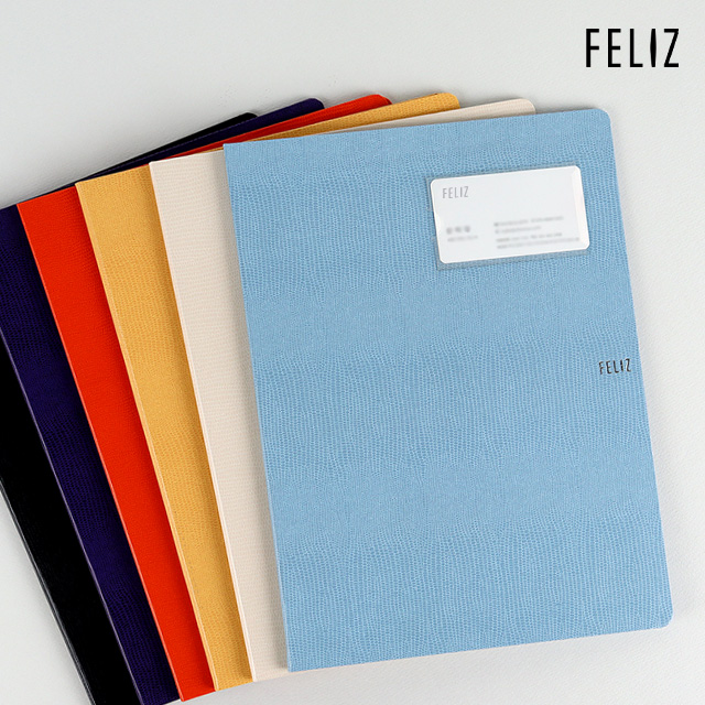 [유진스토어] 펠리즈화일 명함꽂이 귀돌이 A4 클리어파일 고급화일 파일철 서류정리 10매