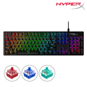 하이퍼엑스 알로이 오리진 RGB 기계식 키보드 풀알루미늄 게이밍 게임용 FPS