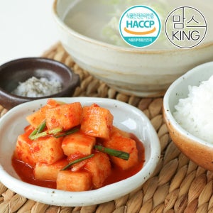 [맘스킹]HACCP 국내산 농산물 100% 두리반 깍두기 3kg
