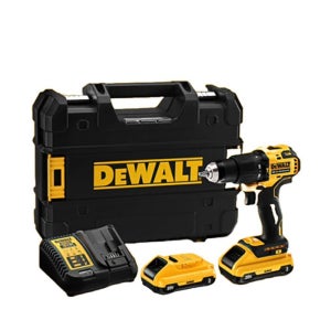 디월트 DCD709L2 컴팩트 무선 햄머 드릴 드라이버 20V 배터리(3.0)2개 세트
