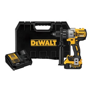 디월트 DCD996P1 프리미엄 충전 해머 드릴 드라이버 20V 배터리(5.0)1개 세트