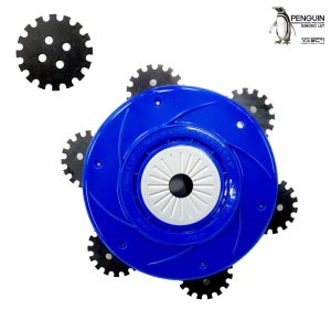 예초기안전날 BLUE270 (지름/210mm) 톱니날x6개 비행접시 회전형 예초기날
