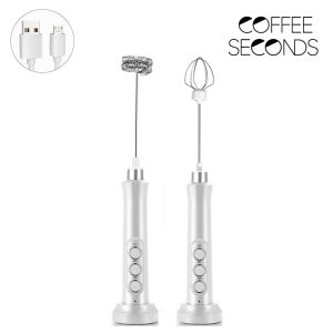 커피세컨즈 충전식 전동 우유거품기 CS-M02