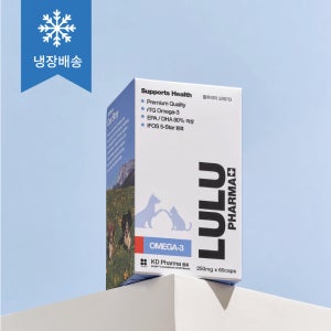 [룰루키친] 룰루파마 강아지 KD Pharma 순도80% 오메가3 250mg (60캡슐)
