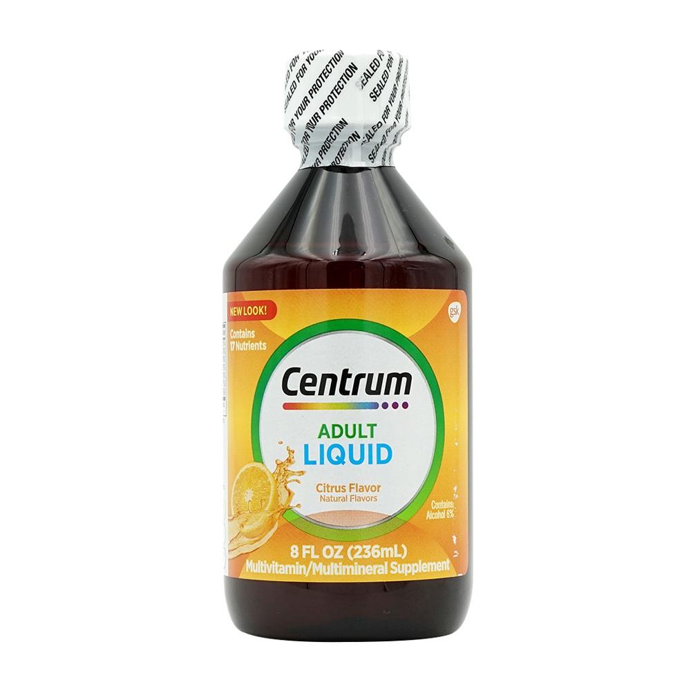 센트룸 센트룸 어덜트 리퀴드 멀티<b>비타민</b> 시트러스 맛 236 ml
