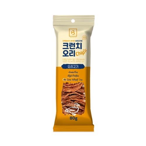 브리더랩 크런치 오리칩 80g