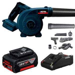 주피터 무선 전동 충전 송풍기 보쉬 5.0Ah 배터리 1개세트 JUB-18BO