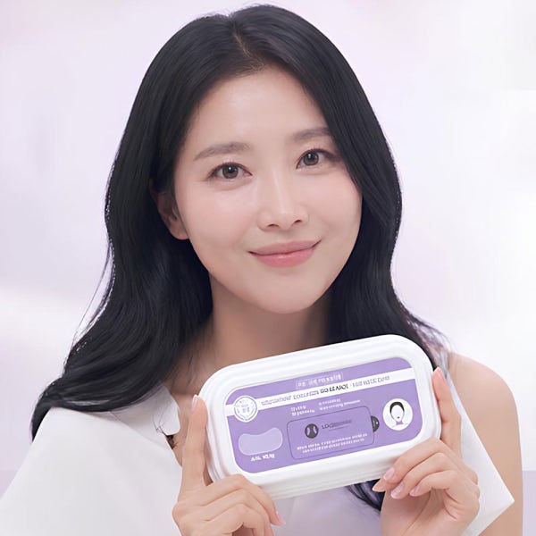 로로스키니 하이드로겔 넥 목 주름 마스크 팩 리프팅 녹는 콜라겐 젤리 패치 1일1팩 30매