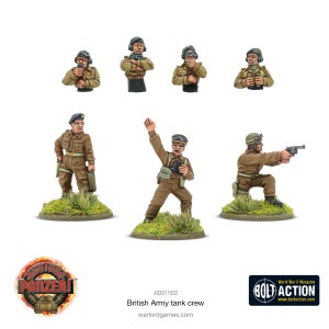 워로드게임즈 Achtung Panzer British Army Tank Crew
