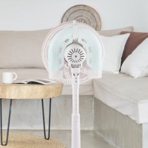 Luchen 강한입체바람 써큘레이터형 키높이선풍기+냉각팩 냉매2세트/사무실 업소용 가정용선풍기