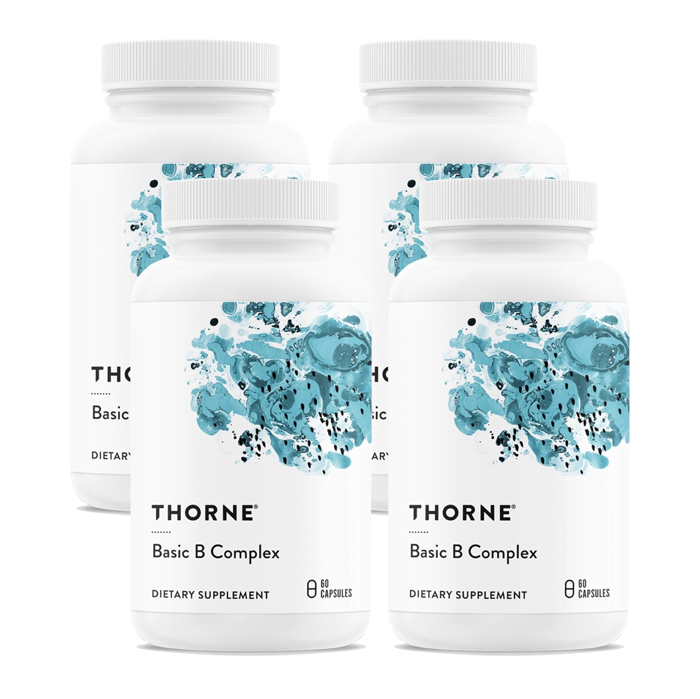 쏜 <b>베이직B 컴플렉스</b> 60캡슐 x 4병 Thorne Basic B Complex