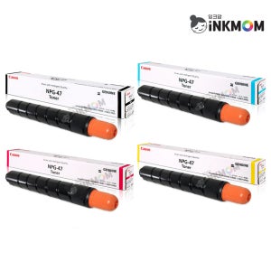 캐논 NPG-47 Toner 정품토너 4색 SET
