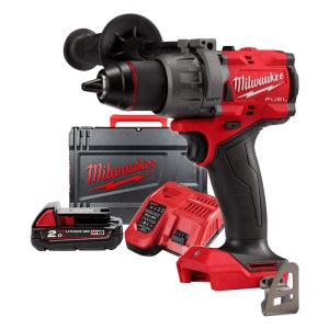 밀워키 M18 FPD3-201X 충전 GEN4 해머 드릴 18V 배터리(2.0)1개 세트