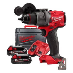 밀워키 M18 FPD3-202X 충전 GEN4 해머 드릴 18V 배터리(2.0)2개 세트