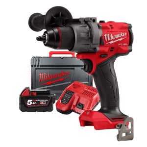 밀워키 M18 FPD3-501X 충전 GEN4 해머 드릴 18V 배터리(5.0)1개 세트