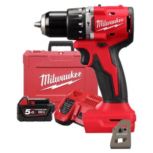 밀워키 M18 BLPDRC-501C 무선 해머 드릴 18V 배터리(5.0)1개 세트