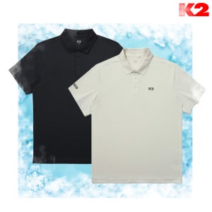 K2 냉감 반팔 티셔츠 기능성 등산 카라티 남성 여성