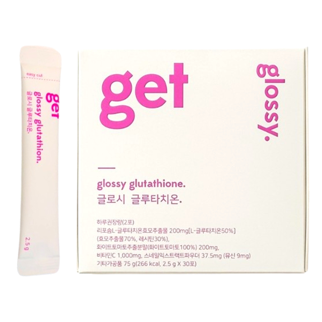 바이너랩 <b>겟 글로시</b> 글루타치온 리포솜 30포 1박스