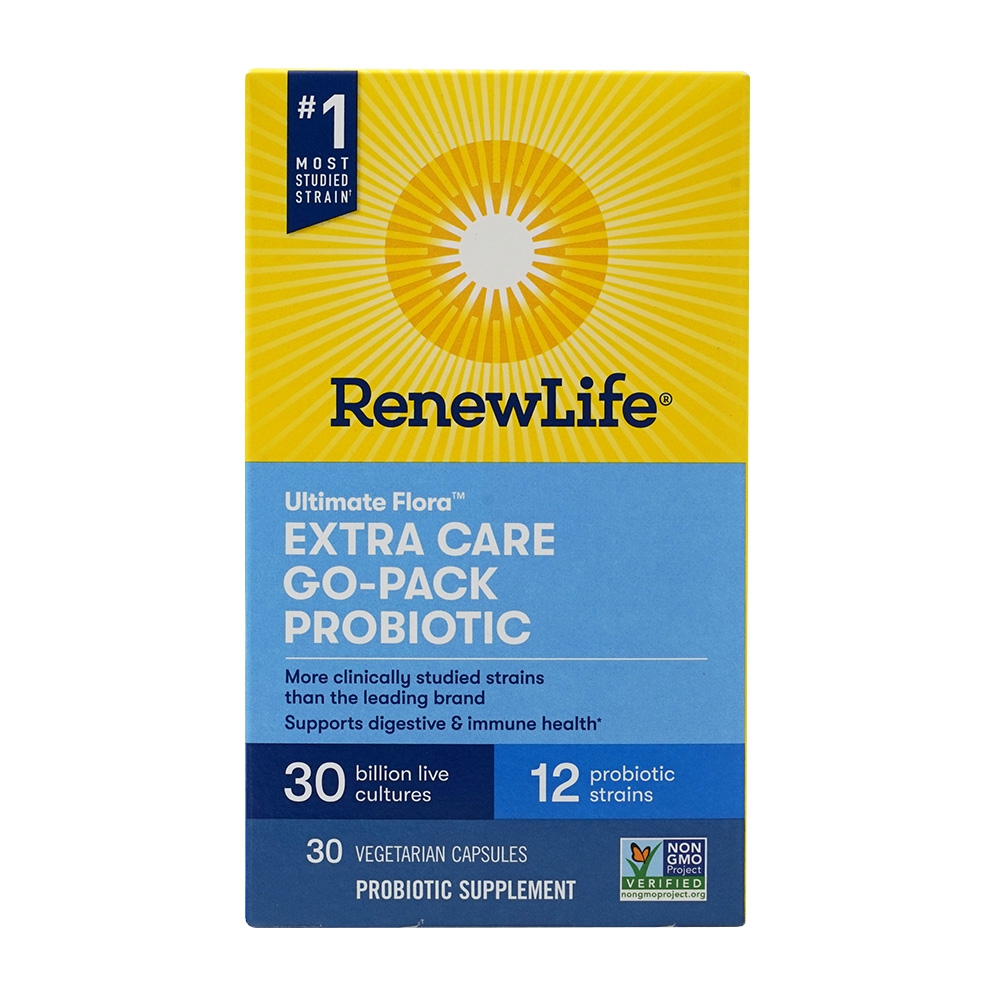 리뉴라이프 얼티메이트 플로라 <b>엑스트라 케어 프로바이오틱</b> 고 팩 <b>300억 30</b>베지<b>캡슐</b>