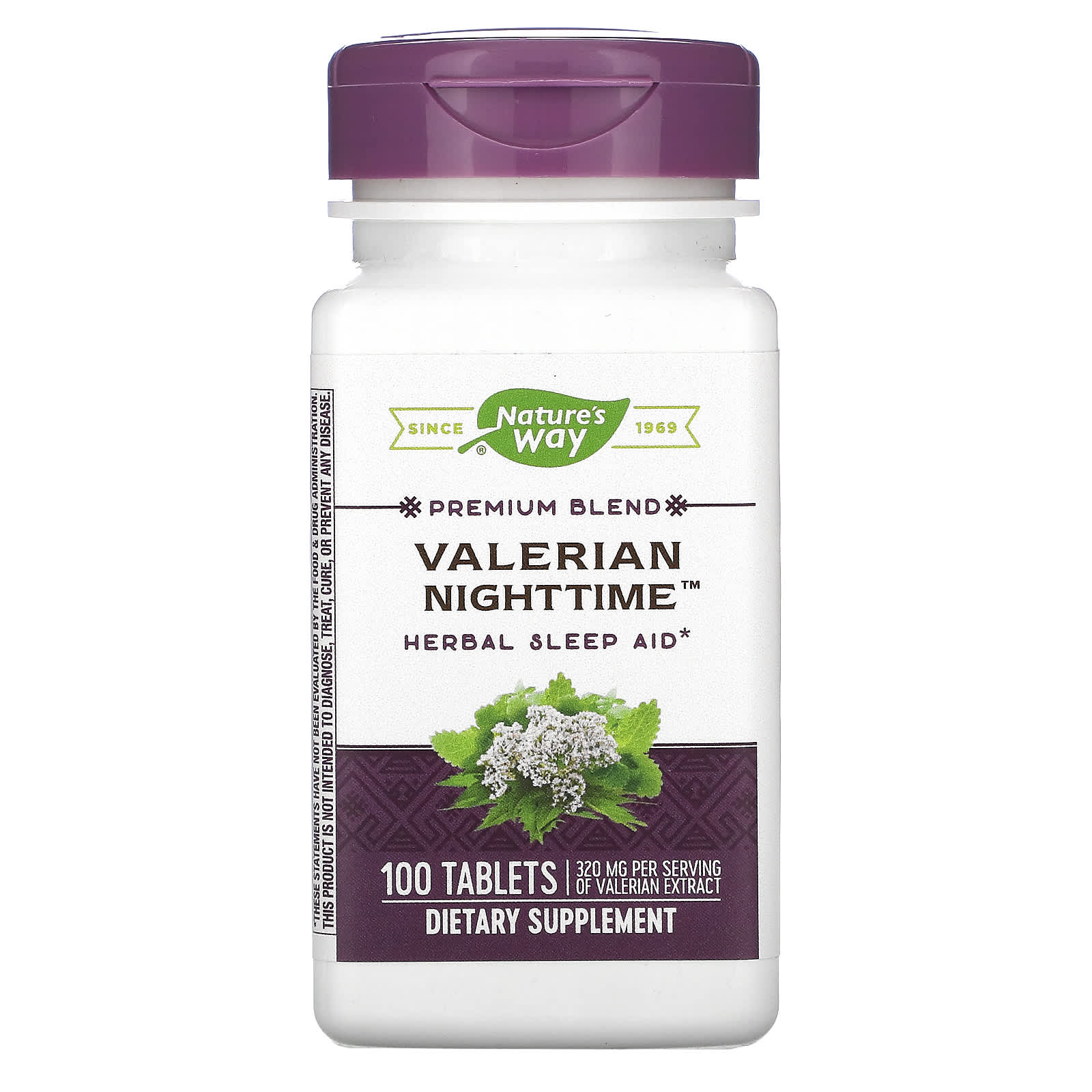 <b>네이쳐스웨이</b> Valerian Nighttime 100정