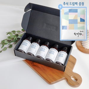 [추석선물] 빈블럭 콜드브루 더치커피 커피원액 앰플 액상커피 선물 5개입, 4개