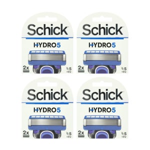 쉬크 하이드로5 베이직 면도날 2입 x 4박스 (총 8입) 5중날